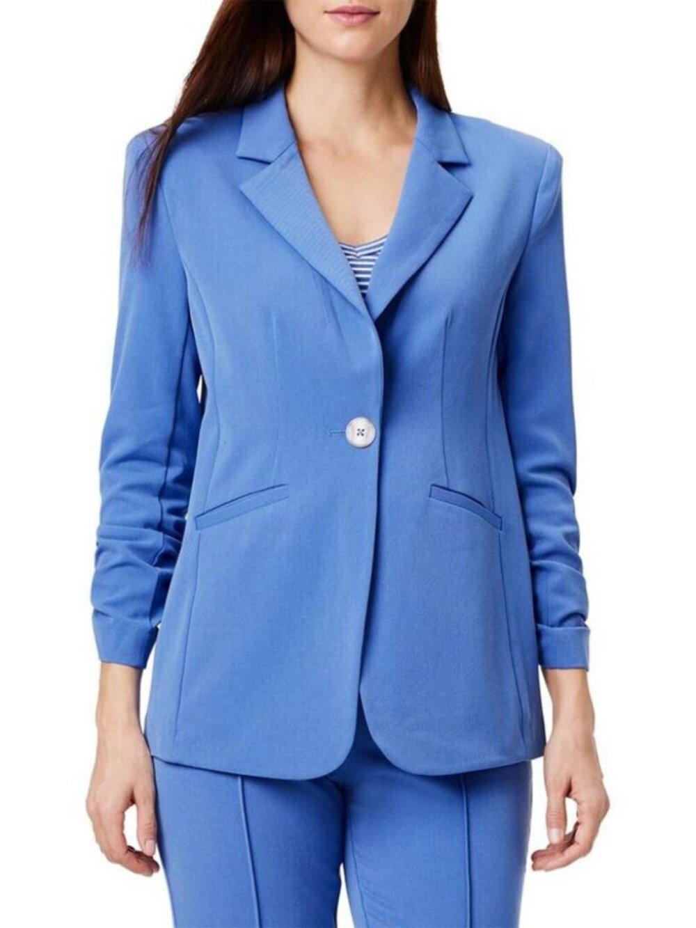 NIC+ZOE Scrunch Sleeve Avenue Jacket Blazer